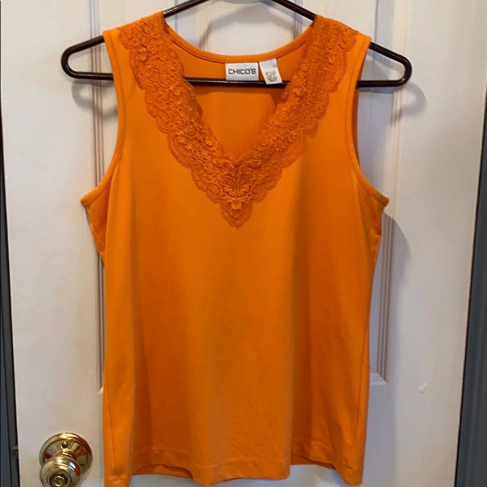 Chico’s Size 0 Sleeveless Blouse